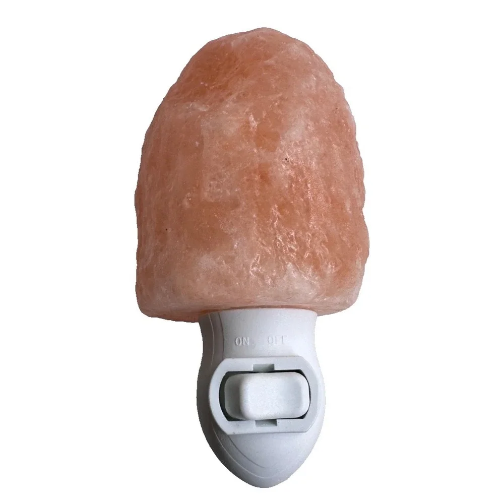 Natural Himalayan Salt Wall Lamp Night Light Air Purifying On Off Switch Decor